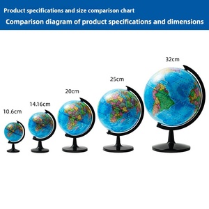 Regalo di fabbrica da 10 pollici in plastica leggera inglese multilingue per bambini delle scuole <span class=keywords><strong>medie</strong></span> per studenti Spanish Globe - Product Image 3