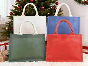 Sac fourre-tout en coton/<span class=keywords><strong>toile</strong></span> avec poignée, personnalisé pour Noël, mariage, plage, mariée, avec logo en lettres pour la publicité - Product Image 3