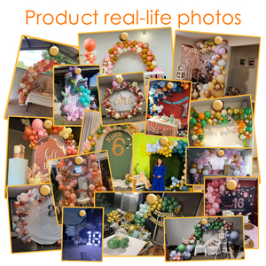 Tùy Chỉnh Nàng Tiên Cá Chủ Đề Bóng Vòm Vòng Hoa Kit Màu Tím Màu Xanh Bóng Vòm Kit Nàng Tiên Cá Lá Bóng Sinh Nhật Đảng Trang Trí - Product Image 3