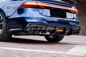 Nhà Máy Trực Tiếp Hot Bán Phong Cách 100% Khô Sợi Carbon Xe Cơ Thể Kit Phía Sau Bumper Lip Khuếch Tán Cho <span class=keywords><strong>Audi</strong></span> A7 <span class=keywords><strong>S7</strong></span> C8 2019-up - Product Image 6