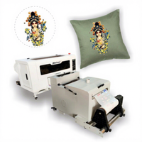 Imprimante DTF de T-shirt A3 de 300mm personnalisée en usine 2 têtes I3200 avec jet d'encre DTF automatique pour l'impression d'étiquettes flexibles de T-shirt Textile