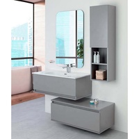 30 inci peralatan kamar mandi laci kabinet penyimpanan dinding Vanity
