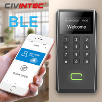 Lector de Control de Acceso CK5 Wiegand OSDP Independiente, Resistente al Agua, con Teclado, NFC, BLE, Aplicación Móvil para Control Remoto de Acceso a Puertas