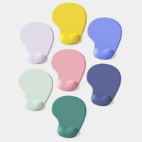 Tapis de souris ergonomique personnalisable et coloré avec repose-poignet pour le travail et l'étude à domicile ou au bureau
