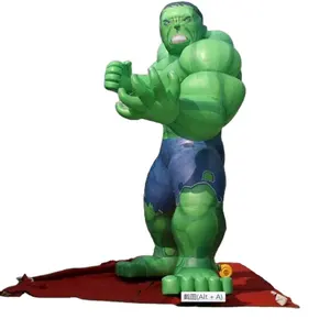 Hot selling 6m high pvc giant muscle man inflatable advertising huge hulk man