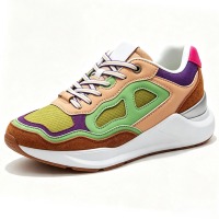 Zapatillas Deportivas Chunky Multicolor Personalizadas para Mujer, OEM ODM, Retro, con Plataforma, Casuales, con Personalización Completa de Diseño, Material y Logotipo