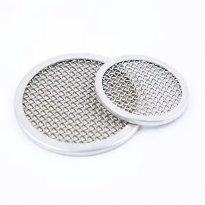Disques filtrants à mailles en acier inoxydable 304 de qualité alimentaire, 25, 40, 45 microns