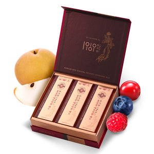 Pour femmes, extrait de ginseng rouge coréen en bâton rouge, ginseng coréen de 6 ans, 25 mg de ginsénoside mélangé à un concentré de 7 baies de poire - Product Image 2