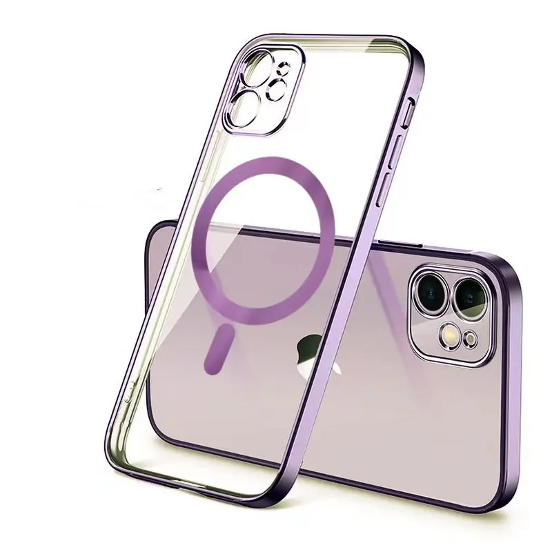 2020 Magesafe Anti Fall Handy hülle magnetisch TPU Handy hülle Für iPhone 12 Mini Rückseite Für iPhone 7 Handy taschen