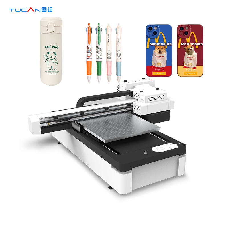 Высококачественный автоматический планшетный УФ-принтер 6090 для кожи, дерева, стекла, чехлов для телефона, печатная машина