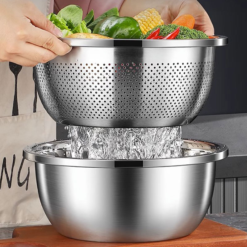 เกรดอาหาร หนาพิเศษ ขนาด 21 ซม. มาพร้อมกับชามแข็งแรงทนทาน