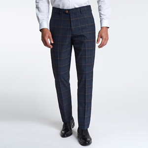 <span class=keywords><strong>Abito</strong></span> da <span class=keywords><strong>uomo</strong></span> su misura giacca in lana blu scuro Plaid da <span class=keywords><strong>uomo</strong></span> formale matrimonio sposo Business squisito <span class=keywords><strong>abito</strong></span> di moda <span class=keywords><strong>a</strong></span> tre pezzi - Product Image 6