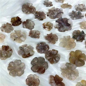 Nuovi arrivi artigianato in pietra semipreziosa fiore di ciliegio naturale <span class=keywords><strong>agata</strong></span> intagliato fiore di pesca per regalo - Product Image 6