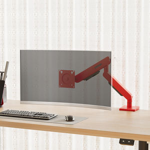 Nuovo supporto di sollevamento a molla meccanico ergonomico a braccio singolo per Monitor da 17-32 pollici con gestione del cavo e VESA a sgancio rapido - Product Image 3