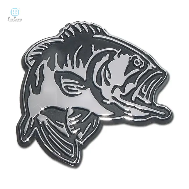 Пользовательские металлические хромированные наклейки 3D Животные буквы эмблема значок Логотип эмблема