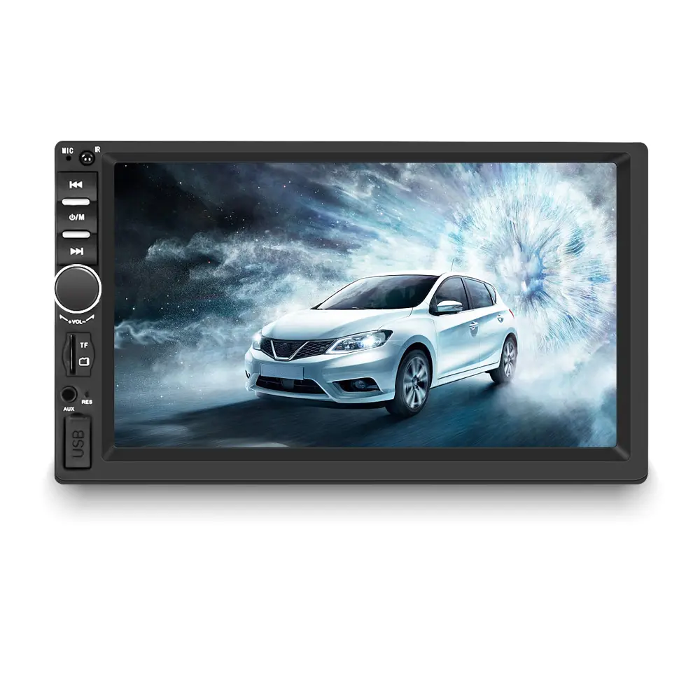 Navifly MP5 800*480 système de remontée vidéo HD lecteur multimédia de voiture Image JPG pour universel avec BT FM SWC lumière à sept couleurs