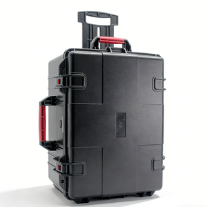 OEM ODM IP67 XL Grande taille Personnalisé EVA Mousse à l'intérieur Boîtier rigide en plastique ABS Outils Équipement Valise de transport avec chariot et roues - Product Image 1
