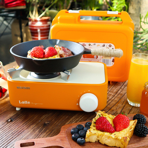 Mini estufa de Cassette a prueba de viento portátil Camping <span class=keywords><strong>Gas</strong></span> estufa de té hogar hornear olla caliente barbacoa - Product Image 3