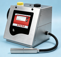 Imprimante jet d'encre CIJ reconditionnée C Ci5500 haute performance avec écran tactile, encre à base de solvant, vitesse d'impression de 300 m/min pour