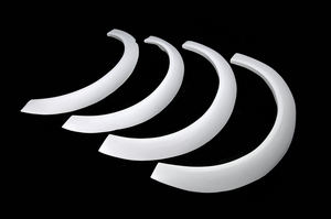 91-01 Acura NSX 2-puerta coche piezas de fibra de vidrio sin pintar delantera y trasera amplia Fender bengalas 4Pcs - Product Image 3