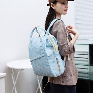 Fashion Irregular Printed Mommy Bag Lightweight Baby Diaper <b>Backpack</b> for Outdoor Travel - Product Image 6