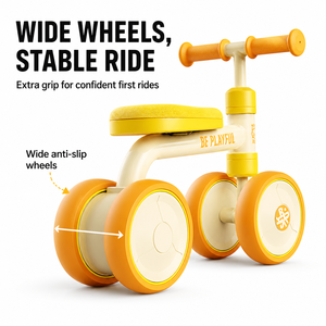 Vélo d'équilibre pour tout-petits Luddy Wholesale, jouet à roulettes pour bébé sans pédales, voiture à glissière pour nourrissons, acier haute teneur en carbone, certifié CE CPC, 12-24 <span class=keywords><strong>mois</strong></span> - Product Image 2