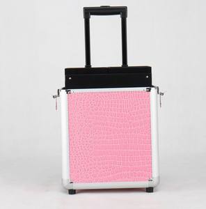 <span class=keywords><strong>Professionnel</strong></span> en aluminium cosmétique maquillage <span class=keywords><strong>coiffeur</strong></span> <span class=keywords><strong>valise</strong></span> trolley - Product Image 2