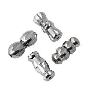 Fermoir papillon en métal chromé pour la fabrication de colliers 328 - Product Image 4