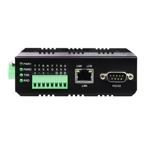 Mini nối tiếp để Ethernet TCP/IP Lan chuyển đổi cấp công nghiệp RS485 RS232 RS422 cổng nối tiếp máy chủ với PoE tùy chọn