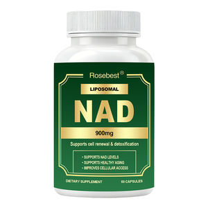 קפסולות תוסף תזונה NAD 500 מיליגרם, מותג פרטי OEM סיטונאי, עם רסברטרול וקורצטין פיטוזום, נגד הזדקנות וליוננות ארוכת חיים - Product Image 1