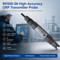 Sonde ORP haute précision avec une précision de ±1mV, une résolution de 0,1mV et une plage de -1500~+1500mV pour la surveillance des eaux de process industrielles