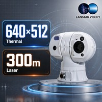 Cámara Termográfica Multiespectral con Análisis por IA, Visión Nocturna Láser, IP67, Resistente a la Intemperie, Largo Alcance, Equipo de Observación para Exteriores Día y Noche