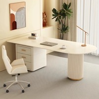 Bureau de travail à domicile moderne et simple, avec plateau en ardoise, pour petit appartement, bureau d'étude, bureau informatique, bureau de direction