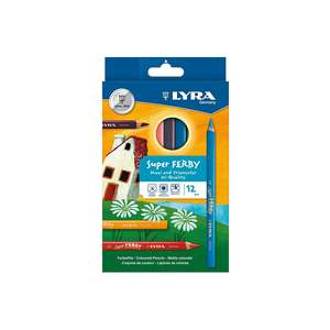 Lyra farbstifte Super ferby Basic lasiert 12er kartonetui - Product Image 1