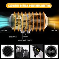 Vente chaude Parking Chauffage De Carburant 12v24v diesel Radiateur Véhicule Maison air diesel Chauffage Tout-en-un Chauffage