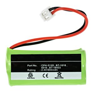 แบตเตอรี่ Ni-Mh 2.4V 800mAh สำหรับโทรศัพท์ไร้สาย BT-1008 BT-18433 ชาร์จใหม่ได้ ผลิตในจีน - Product Image 4