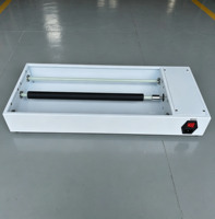 Agitateur Rotatif Semi-Automatique pour Bouteilles d'Encre Blanche DTF DTG UV, Anti-Sédiments, Machine Mélangeuse à Rouleaux DTF UV DTG pour Imprimante A3 60cm