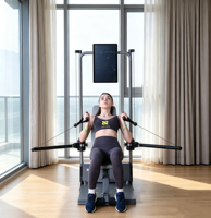 Máquina de Ejercicio Todo en Uno Aptus Gym Monster Trainer, Resistencia Variable Digital, Portátil para el Hogar, Gimnasio en Casa