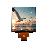 Módulo de Pantalla LCD TFT Cuadrada IPS de 4 Pulgadas, 720x720, Interfaz MIPI RGB/SPI I2C, 300nits, ST7703, para Panel de Control de HVAC y Hogar Inteligente