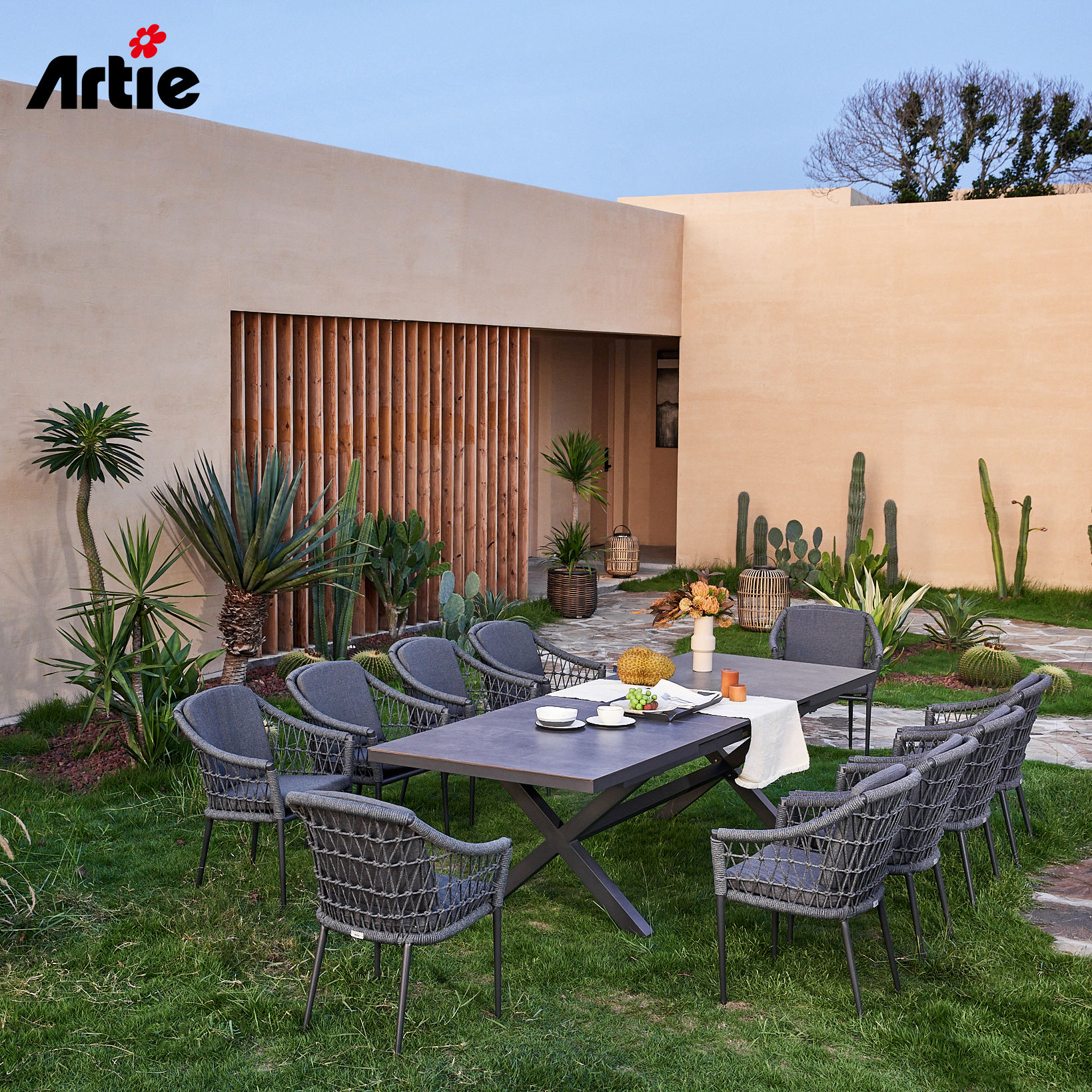 Ensemble de salle à manger Marra Charcoal