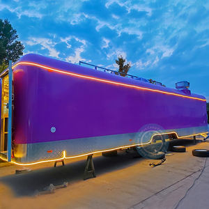 शिविर रियायत खाद्य ट्रेलर पूरी तरह से सुसज्जित खाद्य ट्रक फूड की दुकान हवा धारा ट्रेलर मोबाइल रेस्तरां - Product Image 2