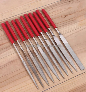 10-Mảnh DIY Kim Cương Kim Tập Tin Thiết Lập Thu Nhỏ Tập Tin Cho Gỗ Thủy Tinh Đá & Đồ Trang Sức Bao Gồm Vòng Phẳng Vuông Tập Tin (160Mm) - Product Image 1