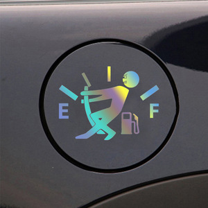 Atacado engraçado carro adesivo puxar combustível tanque ponteiro vinil reflexivo carro adesivo decalque - Product Image 4