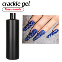 Vernis à ongles gel craquelé personnalisable, longue tenue, laque hybride semi-permanente, effet craquelé pour nail art