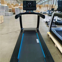 Máquina deportiva para correr con carga inalámbrica profesional de nuevo diseño, cinta de correr para gimnasio comercial motorizada eléctrica