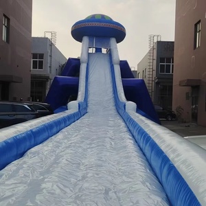 Khổng lồ nổi không khí nước vui vẻ của tôi siêu lớn công viên thiết bị Inflatable khô <span class=keywords><strong>Slide</strong></span> để bán - Product Image 1