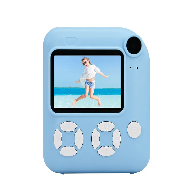 Photo thermique papier enfants caméra jouets enfants bébé cadeaux anniversaire Mini numérique Film instantané avec imprimante jeu vidéo vacances
