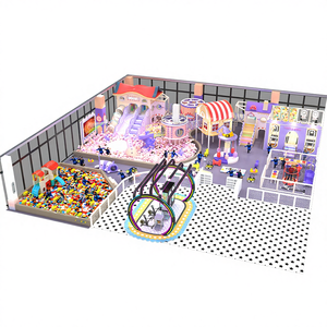Aoleao Custom Macaron Parent-Child Non-Inflatable <b>Indoor</b> Playground 500kg Capacity for Mall Kindergarten TUV CE CPC Certified - Product Image 1