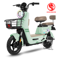 Vélo électrique pour adultes, motos électriques, cyclomoteurs à deux roues, scooter électrique avec panier, vélo électrique stable pour les trajets urbains