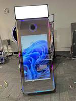 Machine de cabine de miroir de contact de Photo de miroir de miroir magique de 65 pouces pour la cabine de photo de miroir de partie ou de mariage